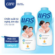 HB gift Bộ 2 Phấn rôm em bé Care từ thiên nhiên 180g x2