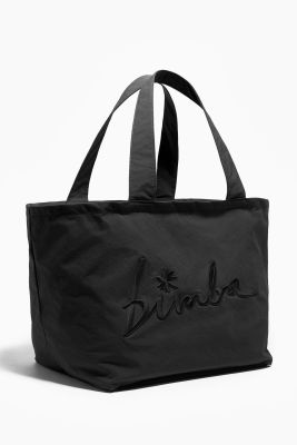 กระเป๋าโต๊ตใยผ้าปักมือผู้หญิง BIMBA Y LOLA สเปนกระเป๋าช้อปปิ้งปักกระเป๋าสะพายไหล่น้ำหนักเบา