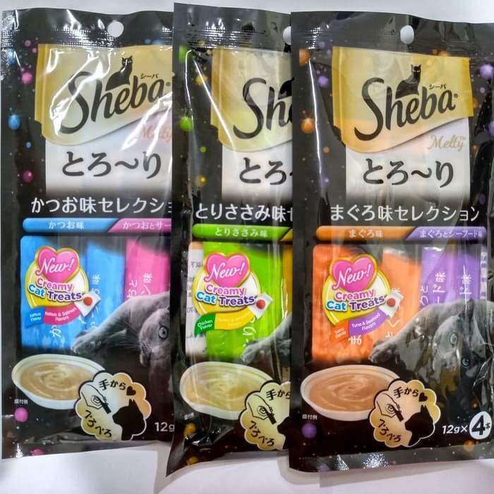 Sheba Creamy Snacks Pollo - 44 Snack Cremosi Per Gatti In 11 Confezioni - Foto 8