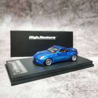 High Restore 1:64โมเดลรถ Z33 350Z จรวดจรวด Pandem โลหะผสมร่างกายกว้างยานพาหนะ-โลหะสีน้ำเงิน