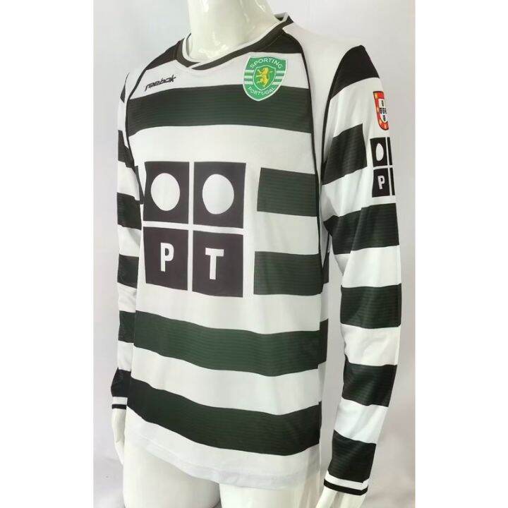 เสื้อกีฬาแขนยาว-ลายทีมชาติฟุตบอล-lisbon-01-03-season-สไตล์วินเทจ-แห้งเร็ว-ไซซ์-s-xxl-aaa