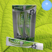 Wazz Toothpaste ยาสีฟันสมุนไพร ว๊าซซ ป๋าสันติ หมอนอกกะลา ไม่มีฟลูออไรด์ สูตรใหม่ 1 กล่อง มี 2 หลอด