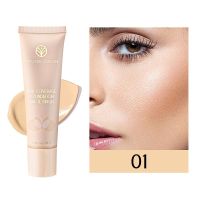 6สี Liquid Foundation Cream Waterproof Lasting Oil-Control Cover Acne Base Cream Makeup Moisturize Matte Concealer Cosmetic