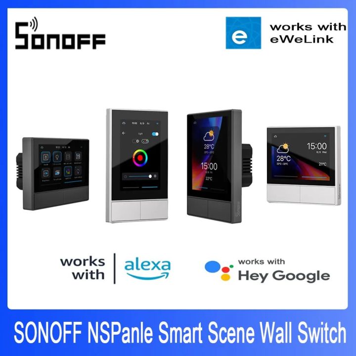 SONOFF NSPanel Smart Wall Switch Work with Alexa & Google Home