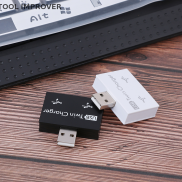 Công Cụ Canh 1-to-2 cổng USB 2.0 Nam USB chia hai cổng Hub Dây cáp chuyển