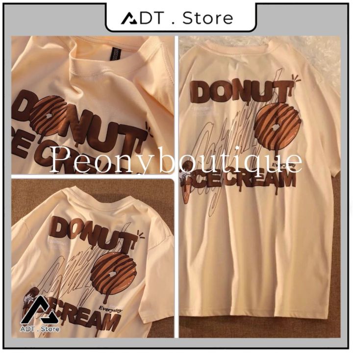 Áo Thun Bánh Donut 3158 PEONYB Nữ [FREESHIP] Phông form rộng tay ...