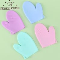 【CW】 Silicone Cleaning Gloves Dishwashing Scrubber Dish Washing Sponge Rubber Tools