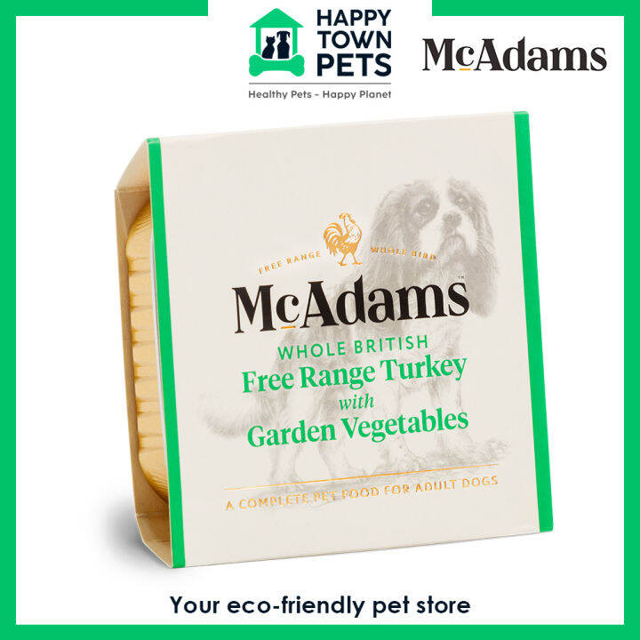 McAdams Free Range Turkey with Garden Vegetables Wet Dog Food 150g