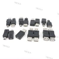 USB 2.0 type A male female to usb B mini 5pin 5p male female to mirco female connector converter cable extension adapter plug YB23TH