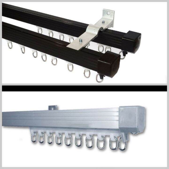 ↂ Rail Langsir Aluminium Tebal Berkualiti ! Besi Langsir / Rel Langsir