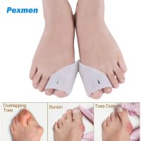 ✕☋✥ Pexmen 2Pcs/Pair Big Toe Separator Protector Bunion Corrector Gel Shield for Foot Pain Relief Calluses Corns Overlapping Toes