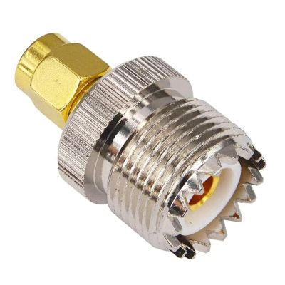 UHF Female SO239  to SMA Male Plug Straight RF Coax Cable Adapter Connector Electrical Connectors