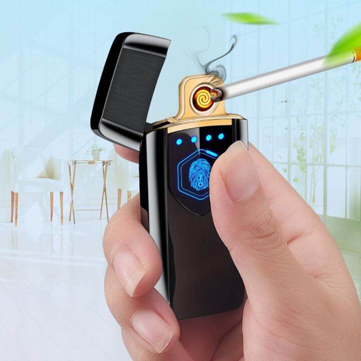 zzooi-creative-intelligent-induction-charging-lighter-fingerprint-touch-electronic-usb-tungsten-turbo-lighter-for-smoking