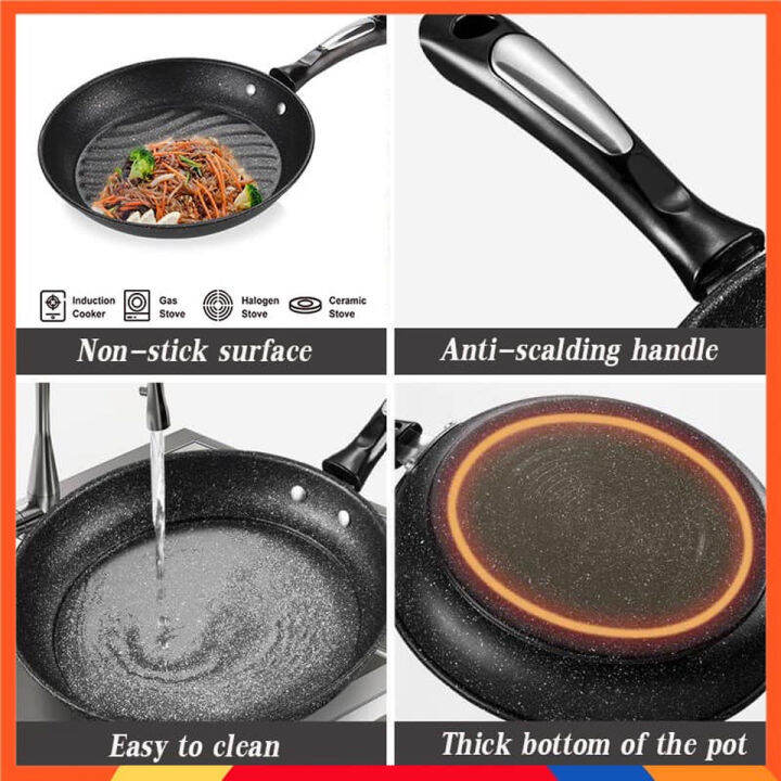 Korean Style Maifanshi Non Stick Pan Forged Aluminum Non Stick Frying Pan Ceramic Coating 1158