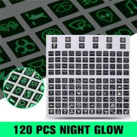 120 Sticker Rocker Switch Label Decal Circuit Panel Luminous Sticker For Car Marine Boat Truck Instrument Switches Relays Decor