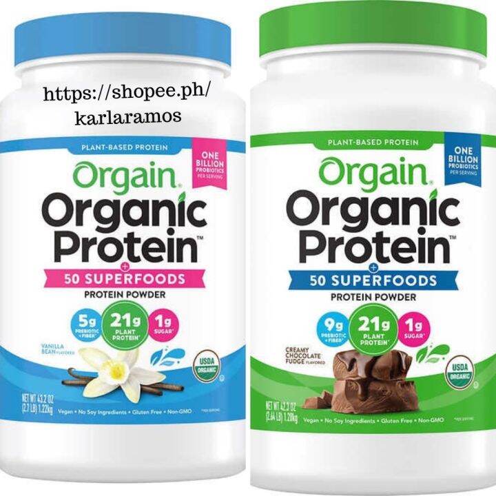 Orgain Organic Protein Superfoods Plant Based Protein Powder 2.64 lbs