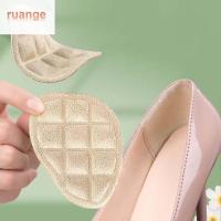 RUANGE รองเท้าส้นเข็มแบบนุ่มรองรับเท้าหน้าของรองเท้าส้นดูแลเท้าเครื่องมือ Comfort แผ่นรองส้นแผ่นรองเท้าส่วนหน้าแผ่นพื้นในแผ่นรองเท้าส่วนหน้าครึ่งหลา