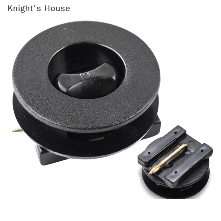 knights-house-จุดยึดพื้นรถอเนกประสงค์2ชิ้นเสื่อพรมคลิปหนีบยึดสีดำกันลื่นที่ยึดพื้น