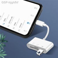 อะแดปเตอร์เครื่องอ่านการ์ด USB ชนิด C แบบ Hjghfhf SD/TF สำหรับการถ่ายโอนข้อมูลดิสก์ U