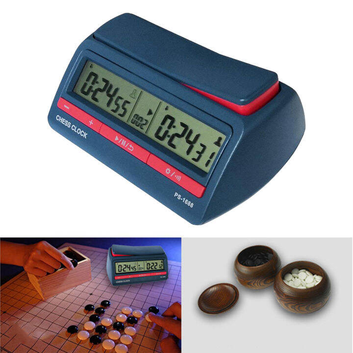 LazaraHome Chess Basic Digital Chess Clock & Game Timer Positive Timing