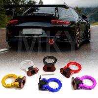 ABS Car Styling Trailer Hooks Sticker Decoration Car Auto Rear Front Trailer Simulation Racing Ring Vehicle Towing Hook For BMW