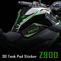 For Kawasaki Z900 z900 3D Motorcycle Fuel Tank Sticker Oil Gas Cap Cover Protector Decals Kit Accessories Waterproof 2022 2023