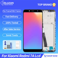 จัดส่งฟรีสำหรับ Xiaomi R Edmi 7A จอแสดงผล LCD สัมผัสแผงกระจกหน้าจอ Digitizer สมัชชาเปลี่ยนที่มีกรอบ