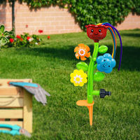 Miffer Kids Water Sprinkler Splash Flower Spraying Toy Wth Wiggle Tubes Toddler