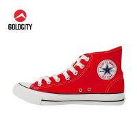 รองเท้าผ้าใบหุ้มข้อ Goldcity รุ่น 1252 สีแดง รองเท้าผู้หญิง รองเท้าผ้าใบ by WTN2 SHOES SHOP