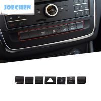 Car Console Air Conditioner Function Buttons Trim Sticker For Mercedes Benz GLA X156 CLA C117 A B Class W176 W246 2013-2017