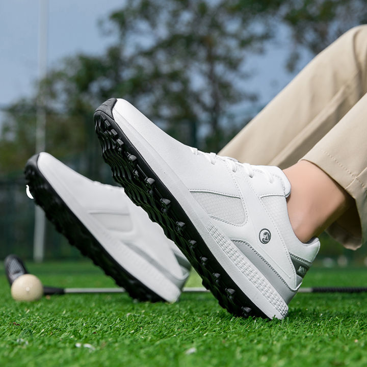 รองเท้ากอล์ฟ-footjoy-สำหรับผู้ชาย-รองเท้ากีฬากอล์ฟมืออาชีพกันน้ำ-รองเท้าฝึกอบรมกอล์ฟ-รองเท้าฝึกอบรม-unisex-รองเท้ากอล์ฟเดิน