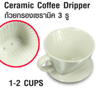 (AI Market) ดริปเปอร์ ถ้วยกรองกาแฟ ทรงกรวยตัด (Trapezoid shape) 1-2 Cup