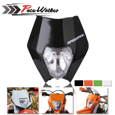 2021FREE SHIPPING 4 color Motorcycle Dirt Bike Motocross Supermoto Universal Headlight Fairing for KTM SX EXC