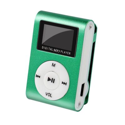 DESMOND Mini MP3 Player Portable Clip Support 32GB TF Card LCD Screen Sport Music Player