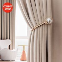 【YD】 Blackout Curtains for Room Bedroom European Luxury Wool Product Windows Backdrop Door