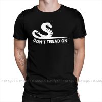 Men Tshirt Rattlesnake Unisex Clothes Shirt Design DonT Tread On Me O Neck Cotton T-Shirt Plus Size