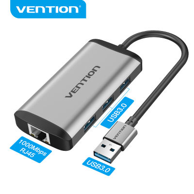 Vention USB 3.0 2.0 Ethernet Adapter USB 3.0 to RJ45 Lan Network Card for Windows10 8 8.1 7 XP Mac OS Laptop PC USB 3.0 HUB