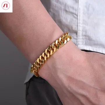 Shop Best Gold Bracelets for Men - Mustafa Jewellery