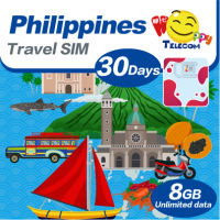 Happy - Philippines 30วัน8GB Unlimited Data Travel Sim