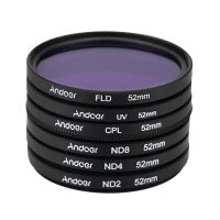 [L.W.F 2022] N ตัวกรองแสง Acdoer 52มม. UV CPL FLD ND(ND2 ND4 ND8) สำหรับถ่ายภาพ Ki