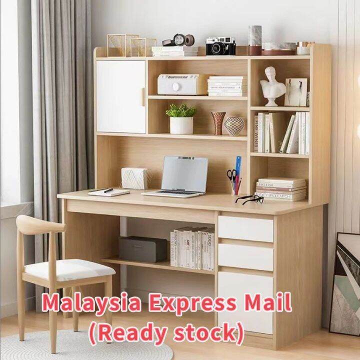 Computer Study Table With With Drawer Meja belajar Multipurpose