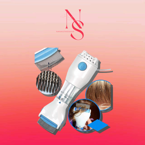 AuthenticMetal Licetec head and lice vacuum remover , V Comb Electric Lice Vacuum Remover