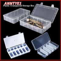 ANNTYE1 พลาสติกทำจากพลาสติก กล่องเก็บของโปร่งใส มี5ขนาด โปร่งใสโปร่งใส เคสสินค้าขนาดเล็ก ของใหม่ สี่เหลี่ยมสี่เหลี่ยม อุปกรณ์เครื่องมือตกปลา กล่องบรรจุของ