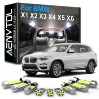 ไฟแคนบัสภายใน AENVTOL แอลอีดีสำหรับ BMW X1 E84 F48 X2 F39 X3 F85 X6 E83 F25 X4 F26 X5 E53 E70 F15ตกแต่งรถ E72