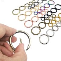 ¤№✳ Thickened Leather Bag Handbag Belt Strap Metal Spring Gate Open O Ring Buckle Keyring Luggage Pendant Clasp Hook Snap Repair