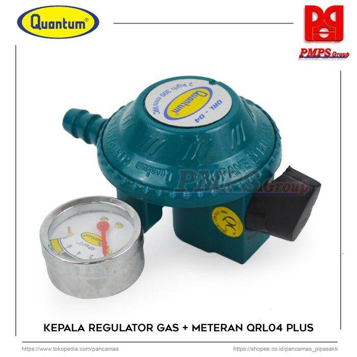 quantum regulator gas lpg qrl 04 plus meteran (X1L4) regulator gas