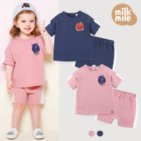 [MILKMILE]ชุดเด็ก เสื้อยืด และ กางเกงขาสั้น [Korea Brand] T-Shirt + Pants Set / MOPUSE28