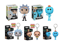 Funko POP!นิเมชั่น RICK และ MORTY 112 174นาย Mesticks พวงกุญแจกระเป๋าไวนิลรูปการกระทำรุ่นตุ๊กตาพีวีซีของเล่นคอลเลกชันสำหรับเด็กของขวัญวันเกิดพร้อมกล่อง