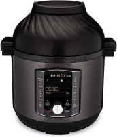 หม้อแรงดันอเนกประสงค์และอบลมร้อนขนาดใหญ่รุ่นล่าสุด Instant Pot Pro Crisp 11-in-1 Multi Pressure Cooker, Air Fryer, Slow Cook, Steamer, Grill, Dehydrator Sous Vide 7.6 Liter ใช้ไฟไทย 220V UK Import