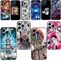 ▨❦♣ Akaza Kimetsu no Yaiba Anime Phone Case For iPhone 14 13 12 Mini 11 Pro Max SE 2020 6 7 8 Plus X XS Max XR Cover Shell